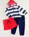 Mayoral baby boys striped tracksuit set (3 pieces)