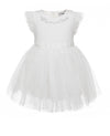 Monnalisa Baby Girls Jersey Tulle Dress-Dress-Bambini Emporio
