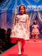 Girls Brocade Dress With Roses-Dress-Bambini Emporio