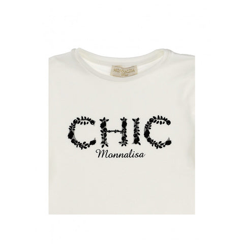 Chic Logo Long Sleeve Top-Top-Bambini Emporio