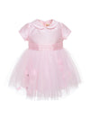 Monnalisa Baby Girls Mikado And Tulle Dress-Dress-Bambini Emporio