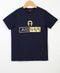 Aigner Kids Teen Navy Logo T-Shirt-T-Shirt-Bambini Emporio